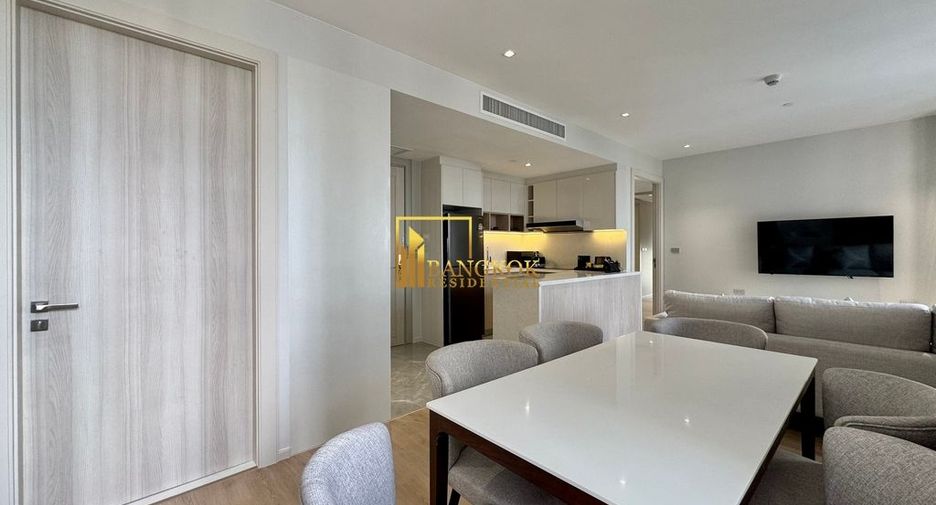 Apartamento con servicios en alquiler de 2 habitaciones en Khlong Toei, Bangkok