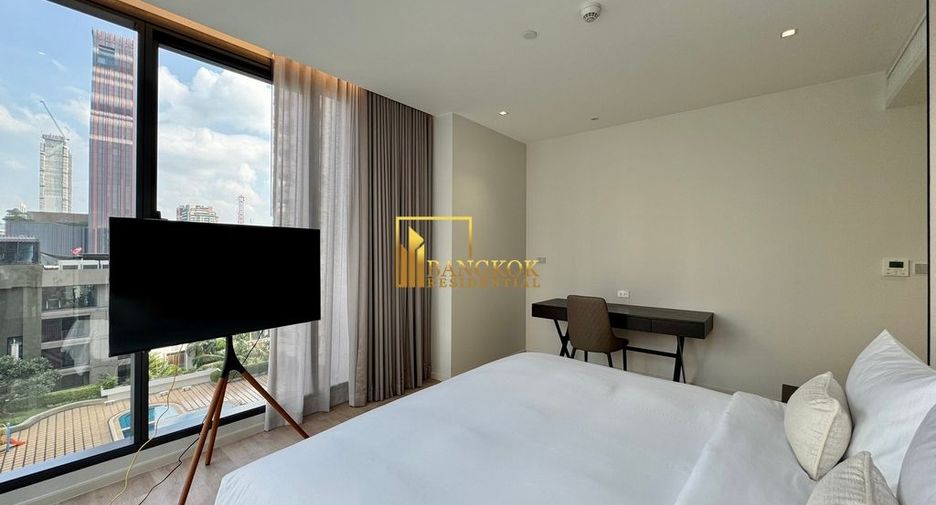 Apartamento con servicios en alquiler de 2 habitaciones en Khlong Toei, Bangkok