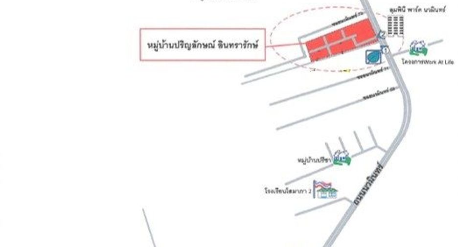 For sale studio townhouse in Bueng Kum, Bangkok