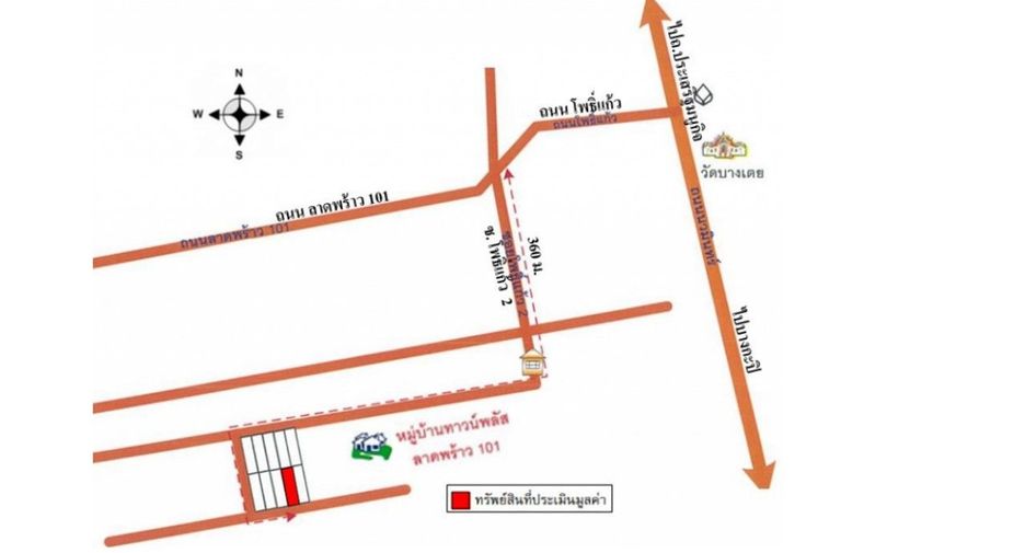 For sale studio townhouse in Bang Kapi, Bangkok