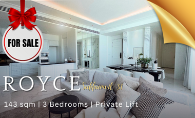 For sale 3 bed condo in Watthana, Bangkok