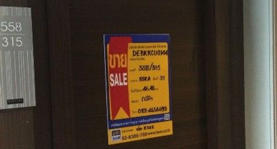 For sale studio condo in Huai Khwang, Bangkok