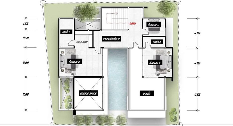 À vendre 5 chambres villa à Bang Lamung, Chonburi