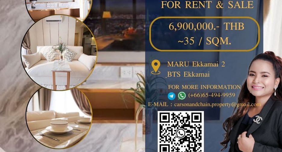 For sale 1 Beds condo in Watthana, Bangkok
