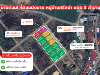 ขาย ที่ดิน ใน เมืองลำปาง, ลำปาง