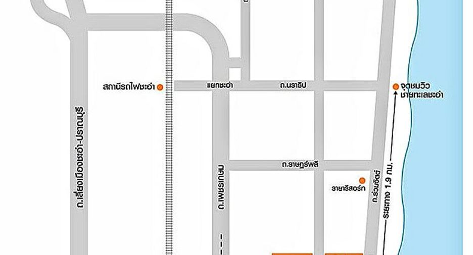 Wohnung zum Kauf mit 1 Zimmer in Cha Am, Phetchaburi