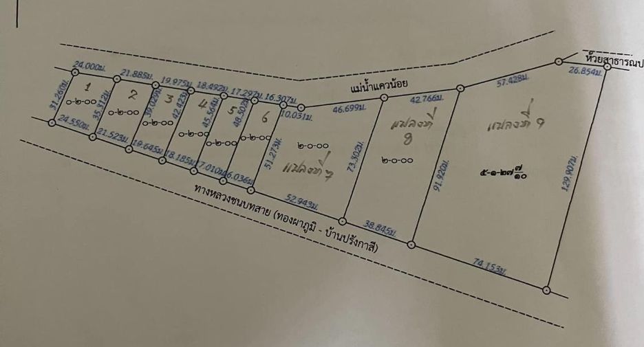 For sale land in Thong Pha Phum, Kanchanaburi