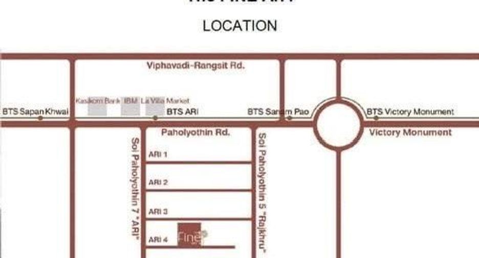 For rent 1 bed condo in Phaya Thai, Bangkok