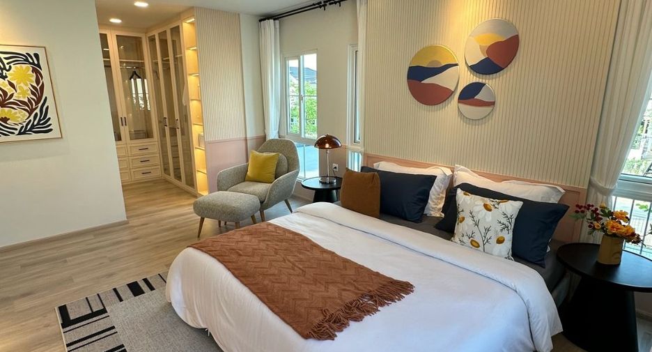 À louer 3 chambres maison à Bang Phli, Samut Prakan