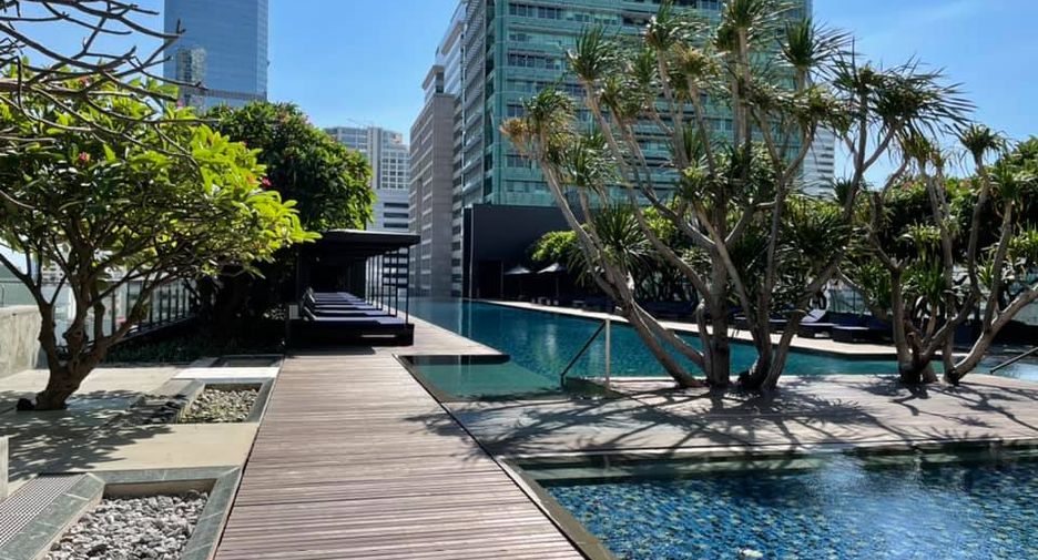 For rent 2 bedrooms condo in Sathon, Bangkok