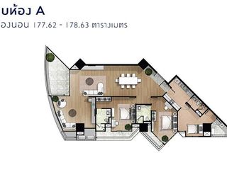 For sale 3 Beds condo in Dusit, Bangkok