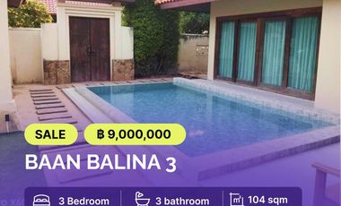 For sale 3 bed house in Bang Lamung, Chonburi