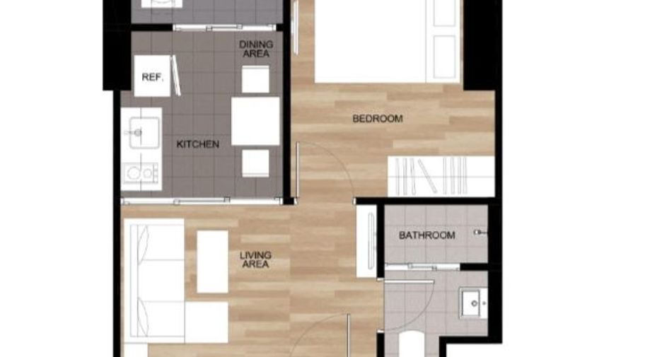For rent 1 bed condo in Phasi Charoen, Bangkok
