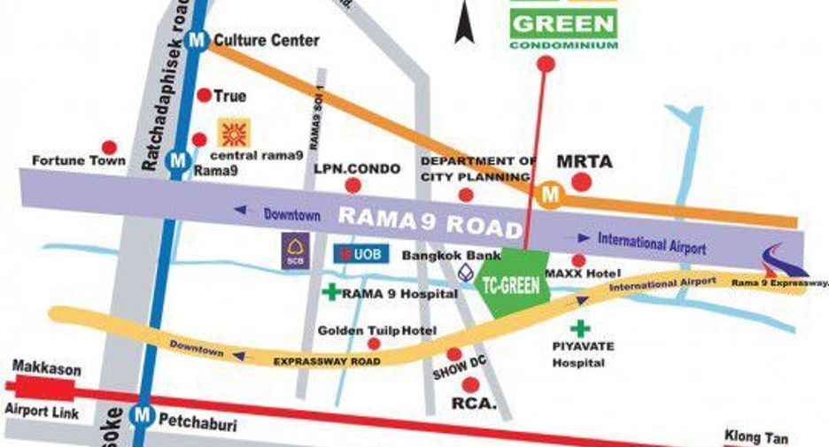 Condo en venta de 1 habitaciones en Huai Khwang, Bangkok