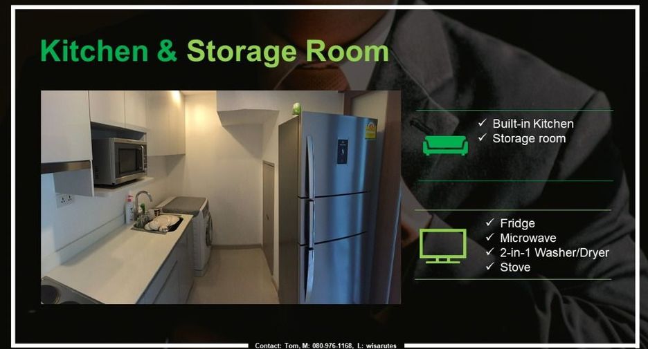For rent 1 bed condo in Phra Khanong, Bangkok