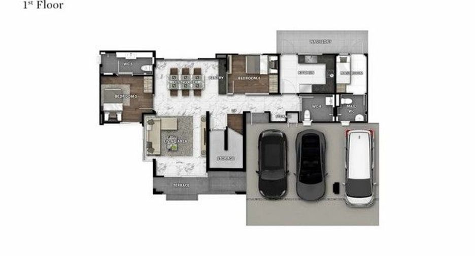 À vendre 5 chambres maison à Khan Na Yao, Bangkok
