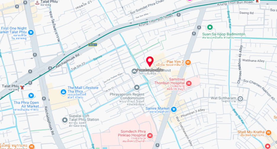 For sale land in Thon Buri, Bangkok