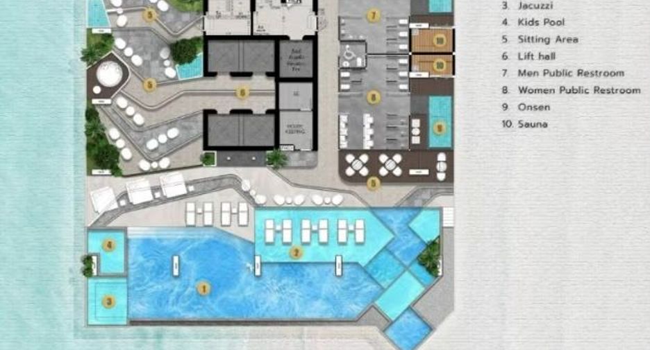 For sale 1 bed condo in Bang Lamung, Chonburi