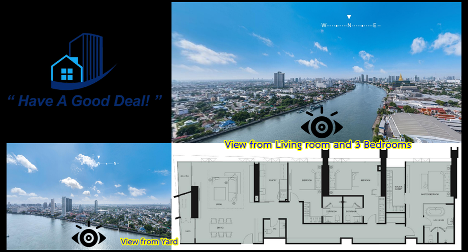 For sale 3 bed condo in Dusit, Bangkok
