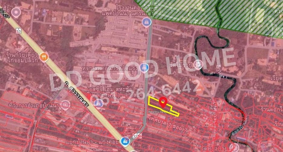For sale land in Ban Na, Nakhon Nayok