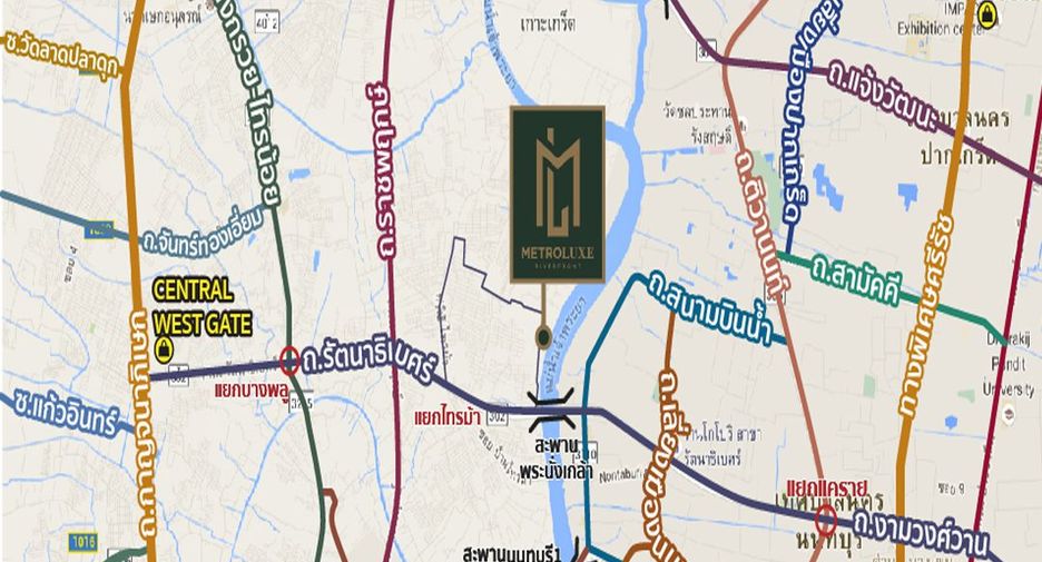 For sale 2 bedrooms condo in Mueang Nonthaburi, Nonthaburi