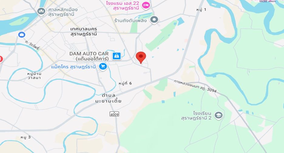 For sale 2 bedrooms townhouse in Mueang Surat Thani, Surat Thani