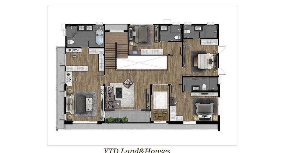 For rent 5 bedrooms house in Bang Kruai, Nonthaburi