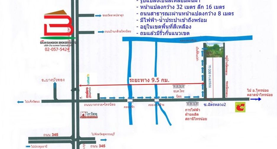出租 和 出售 土地 在 Sam Khok, Pathum Thani