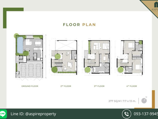 For sale 3 Beds house in Phaya Thai, Bangkok