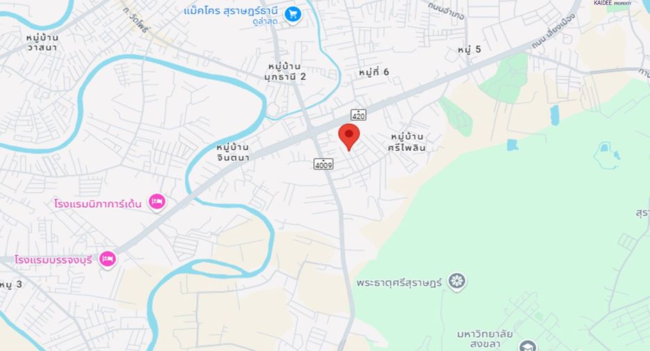 出售 2 卧室 独立屋 在 Mueang Surat Thani, 素叻