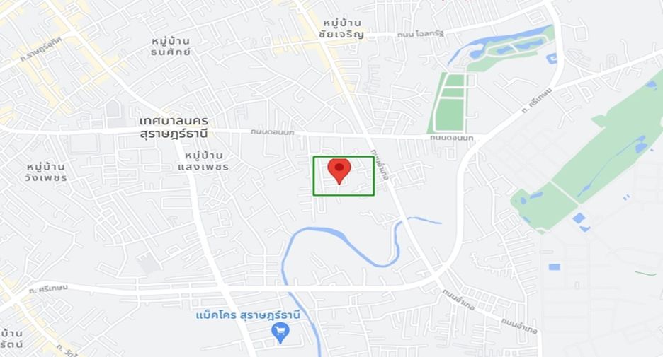 For sale 3 bedrooms townhouse in Mueang Surat Thani, Surat Thani