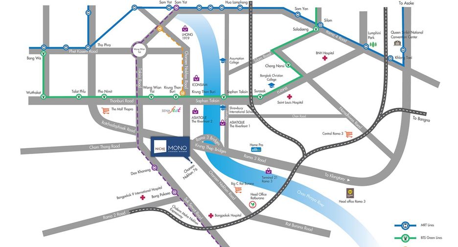 For sale 1 Beds condo in Rat Burana, Bangkok