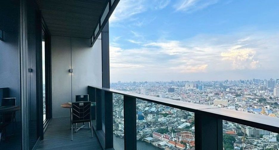 For rent 2 bedrooms condo in Khlong San, Bangkok