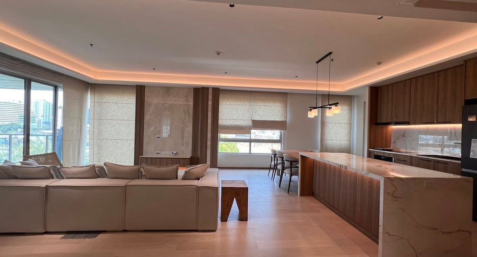 Condo en alquiler de 2 habitaciones en Yan Nawa, Bangkok