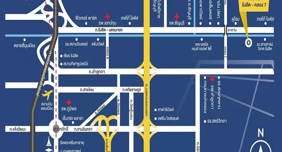 For sale 4 bedrooms house in Thanyaburi, Pathum Thani