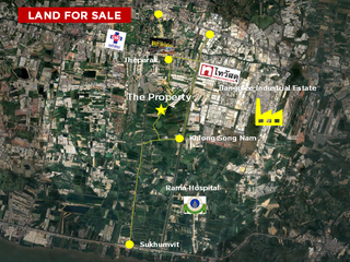 For sale land in Bang Phli, Samut Prakan