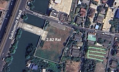 For sale land in Mueang Samut Prakan, Samut Prakan