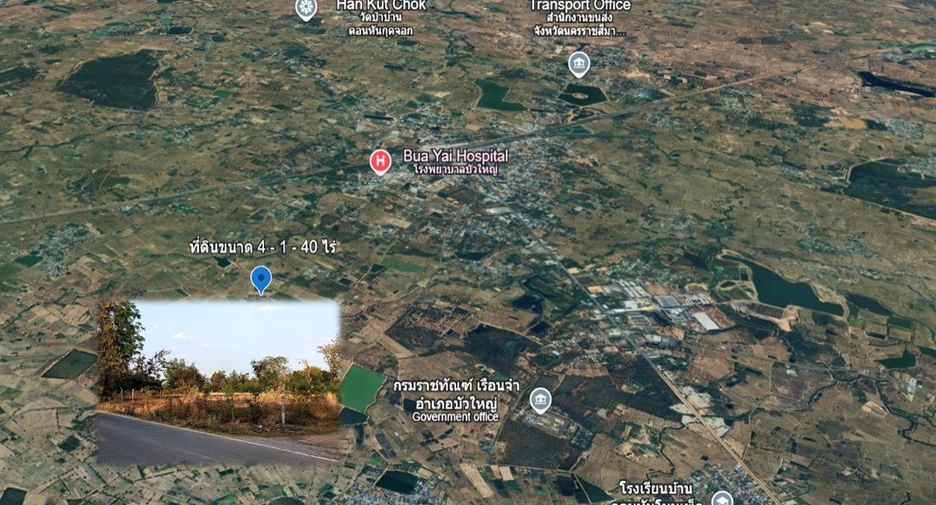 Terreno en venta en Bua Yai, Nakhon Ratchasima