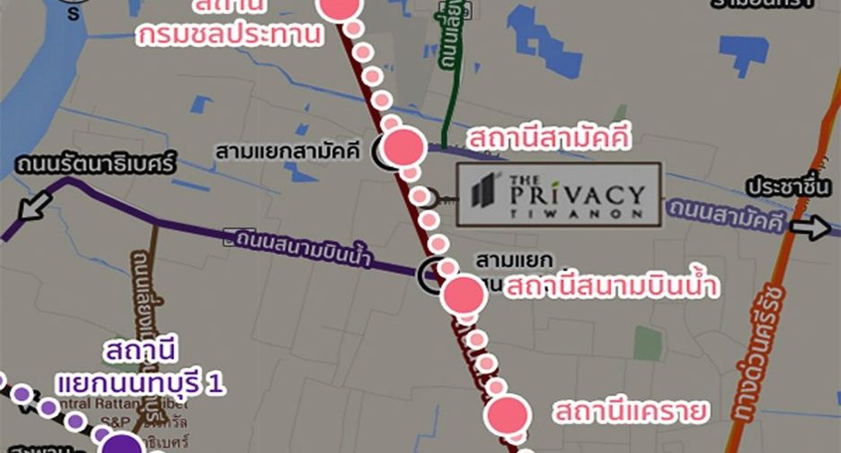 For sale 1 bed condo in Mueang Nonthaburi, Nonthaburi