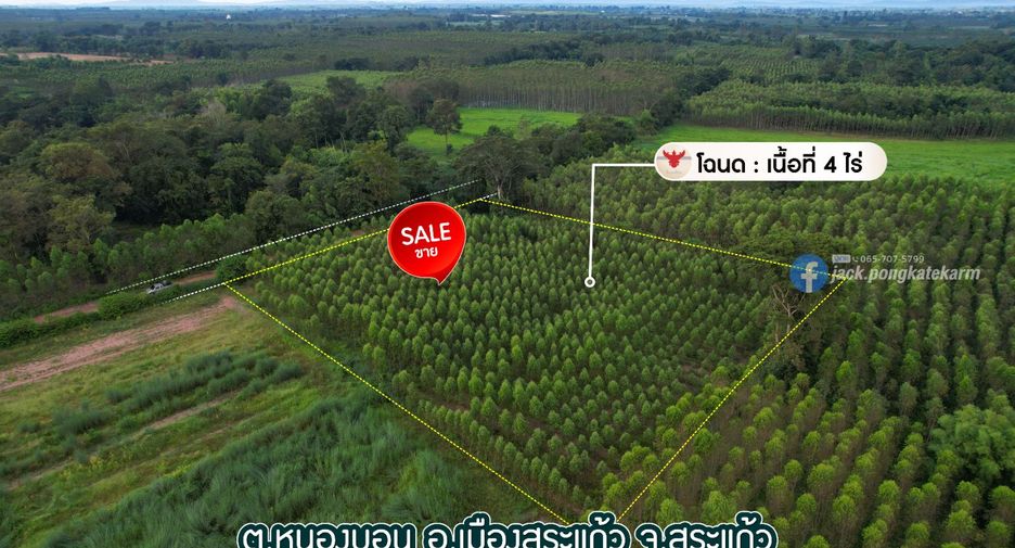 Grundstück zum Kauf in Mueang Sa Kaeo, Sa Kaeo