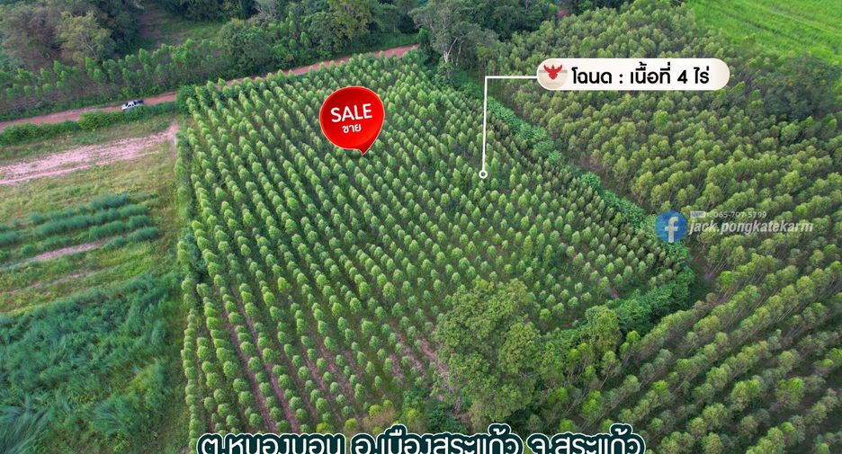 Grundstück zum Kauf in Mueang Sa Kaeo, Sa Kaeo