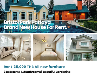 For rent 3 bed house in Bang Lamung, Chonburi