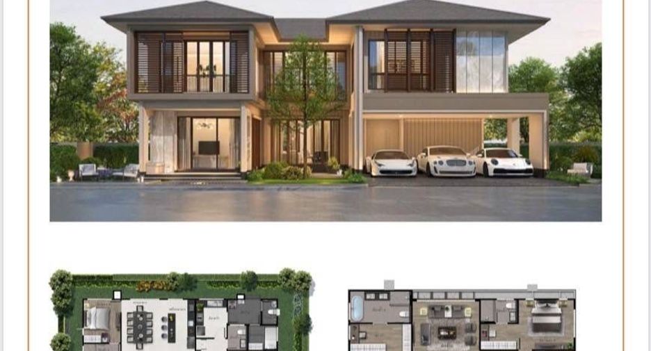 Casa en alquiler y en venta de 4 habitaciones en Bang Kapi, Bangkok