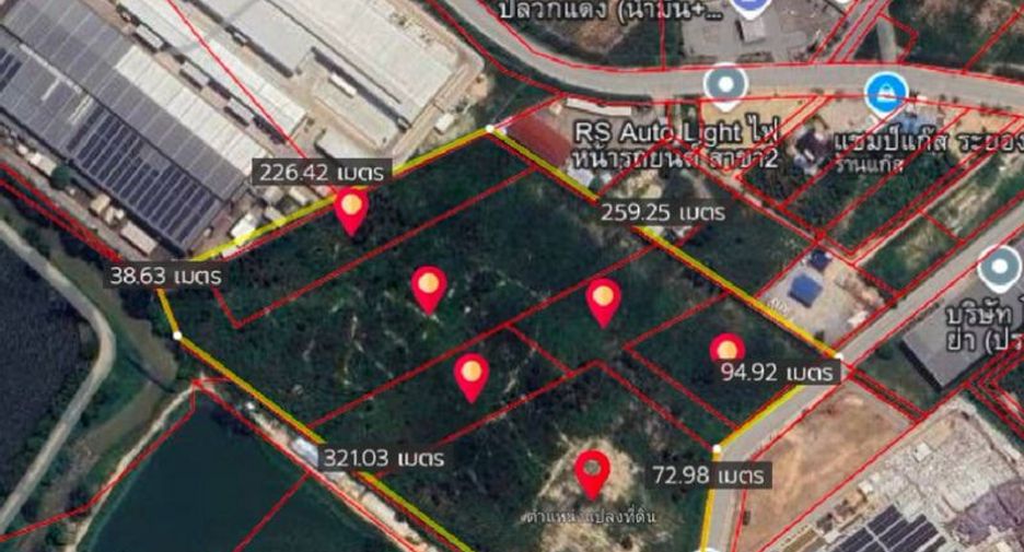 For sale land in Pluak Daeng, Rayong