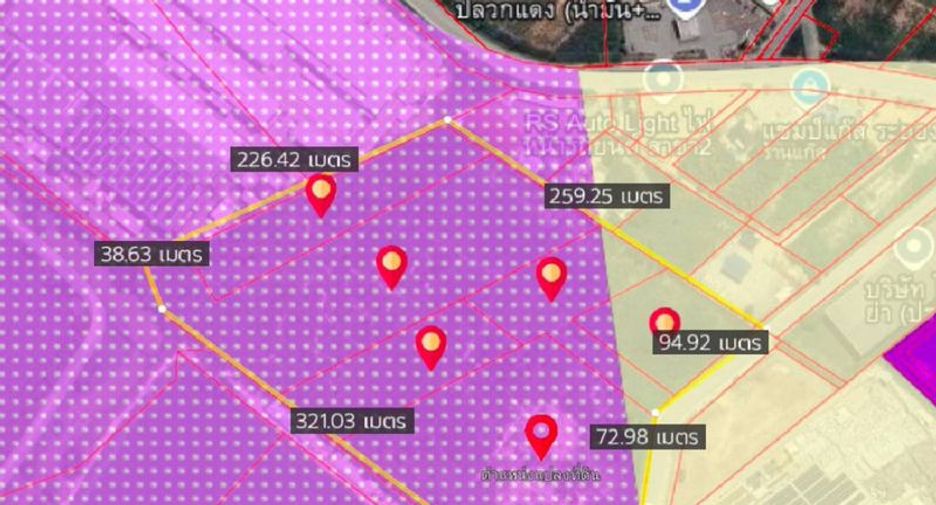 For sale land in Pluak Daeng, Rayong