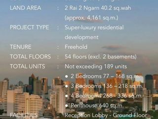 For rent and for sale 3 bed condo in Pathum Wan, Bangkok