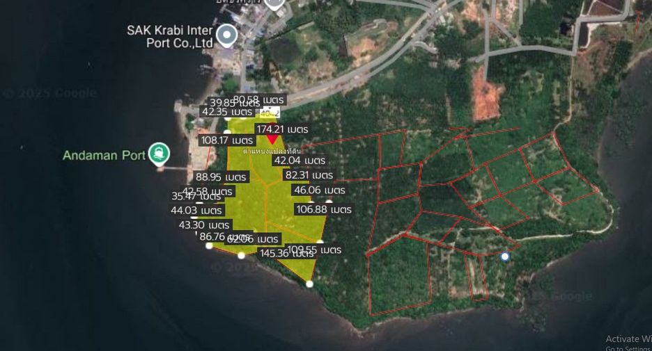 For sale land in Khlong Thom, Krabi
