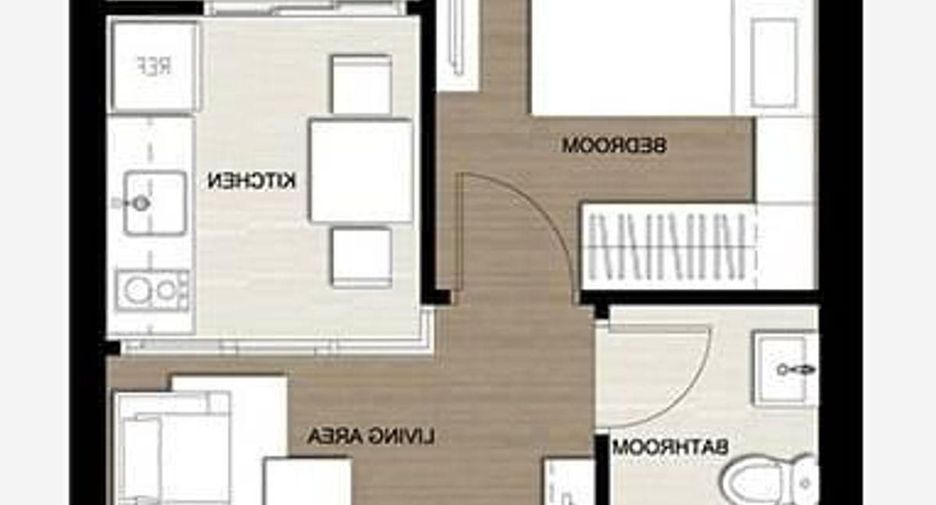 Продажа 1 кровать кондо в Щаттхана, Бангкок