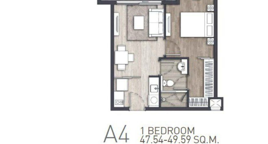For sale 1 bed condo in Khlong Toei, Bangkok