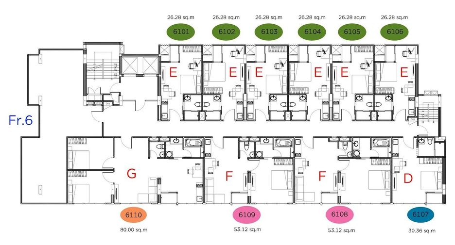 À vendre 84 chambres hôtel à Bang Lamung, Chonburi